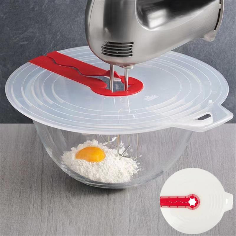 Mixing Cup Silicone - Beat Eggs Mixer-Abdeckung, Mixer-Spritzschutz, Schneebesen, Rührschüssel-Deckel,