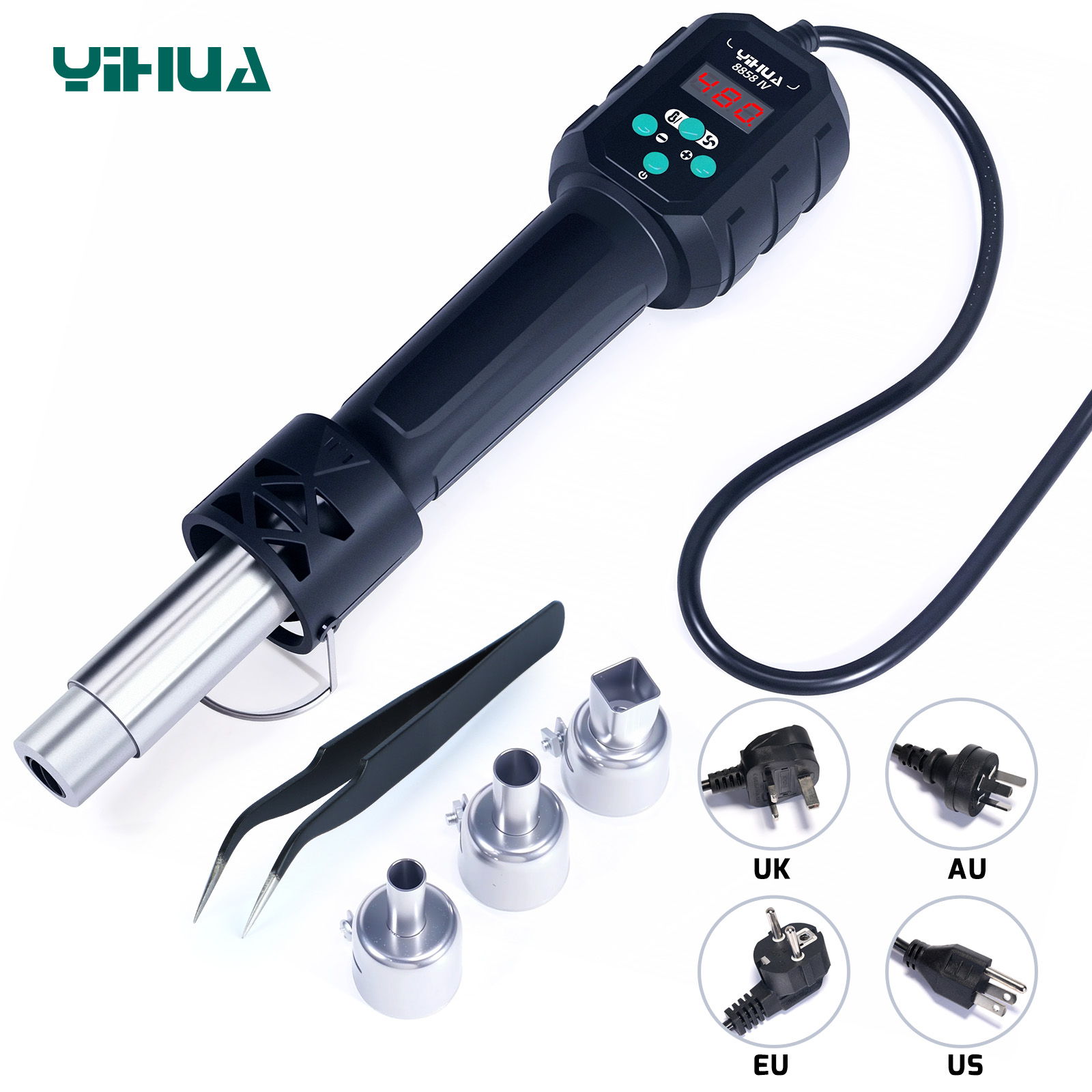 Heat Gun Small - YIHUA Heißluftpistole Temperatur einstellbar 8858-IV 700
