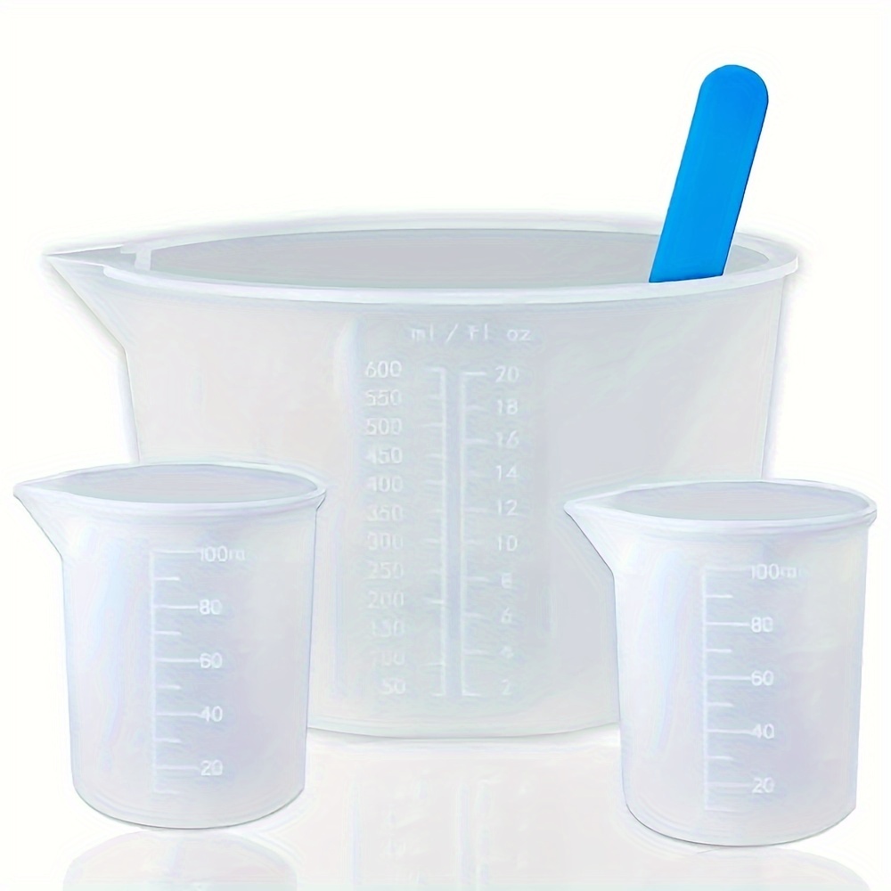 Mixing Cup Silicone - Silikon-Messbecher, Harz-Zubehör mit 600 ml/20 oz