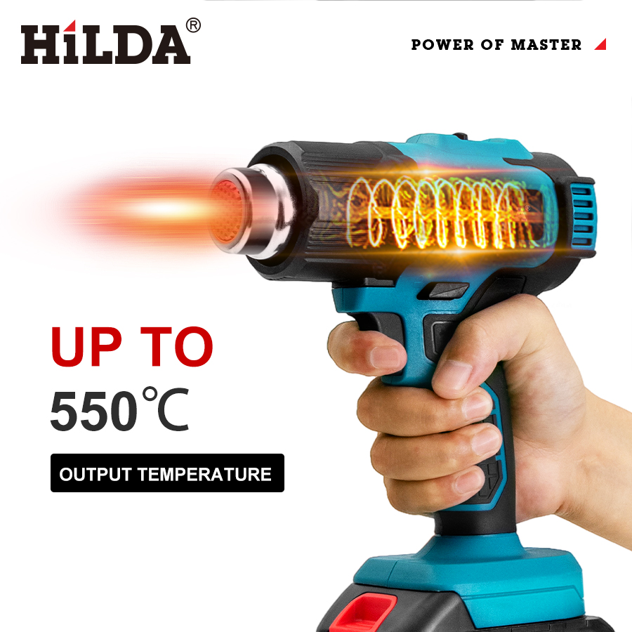 Heat Gun Small - HILDA Handgehaltene Heißluftpistole mit Einstellbarer Temperatur