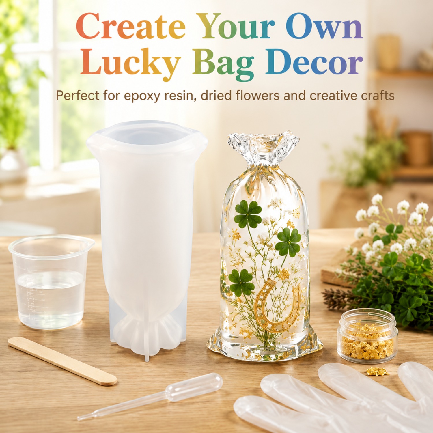 Flower Preservation Resin - Lucky Bag Harz-Silikonformen, wiederverwendbare Silikonformen für