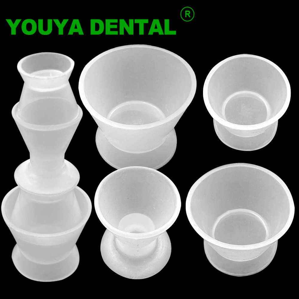 Mixing Cup Silicone - 4 teile/satz Dental Rührschüssel Zahnmedizin Silikon