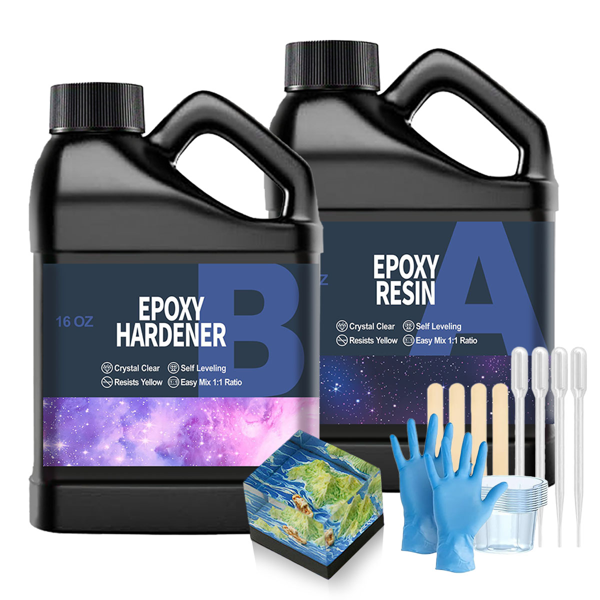 32OZ Klares Epoxidharz-Set, Ni – Resin Jewelry Kit Bewertung und Preis