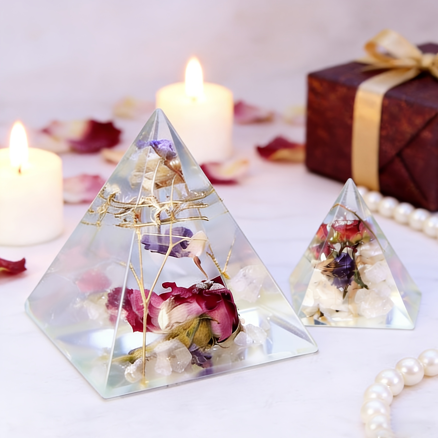 5-teiliges Set - Pyramiden-Har – Resin Jewelry Kit Bewertung und Preis