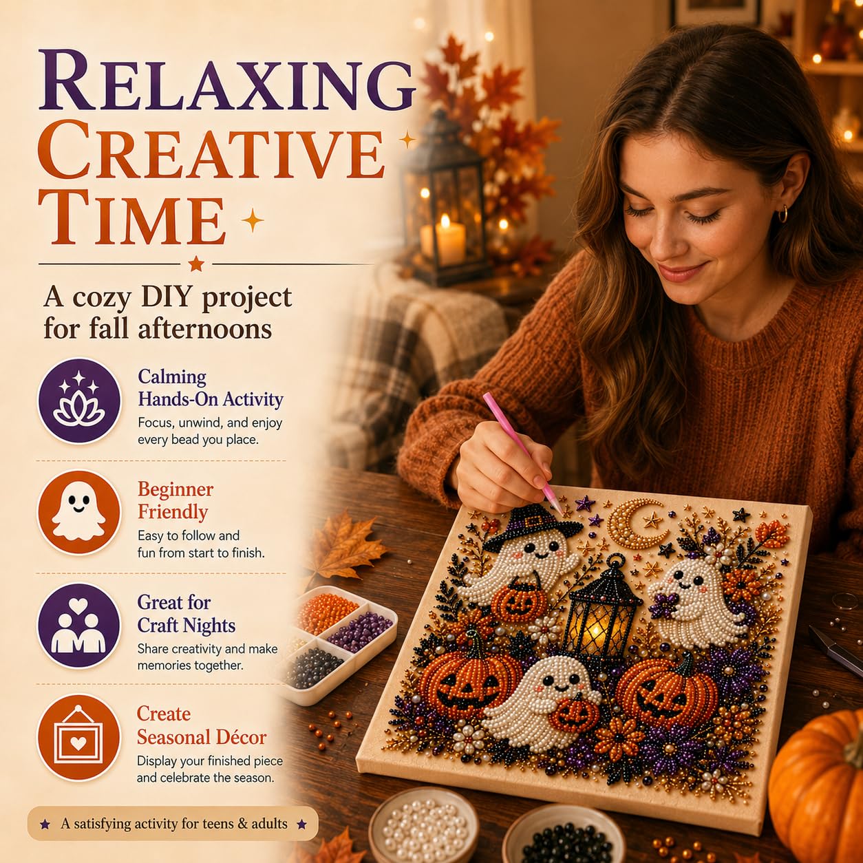 Halloween Geister-Perlen-Kunst – Resin Craft Kit Bewertung und Preis
