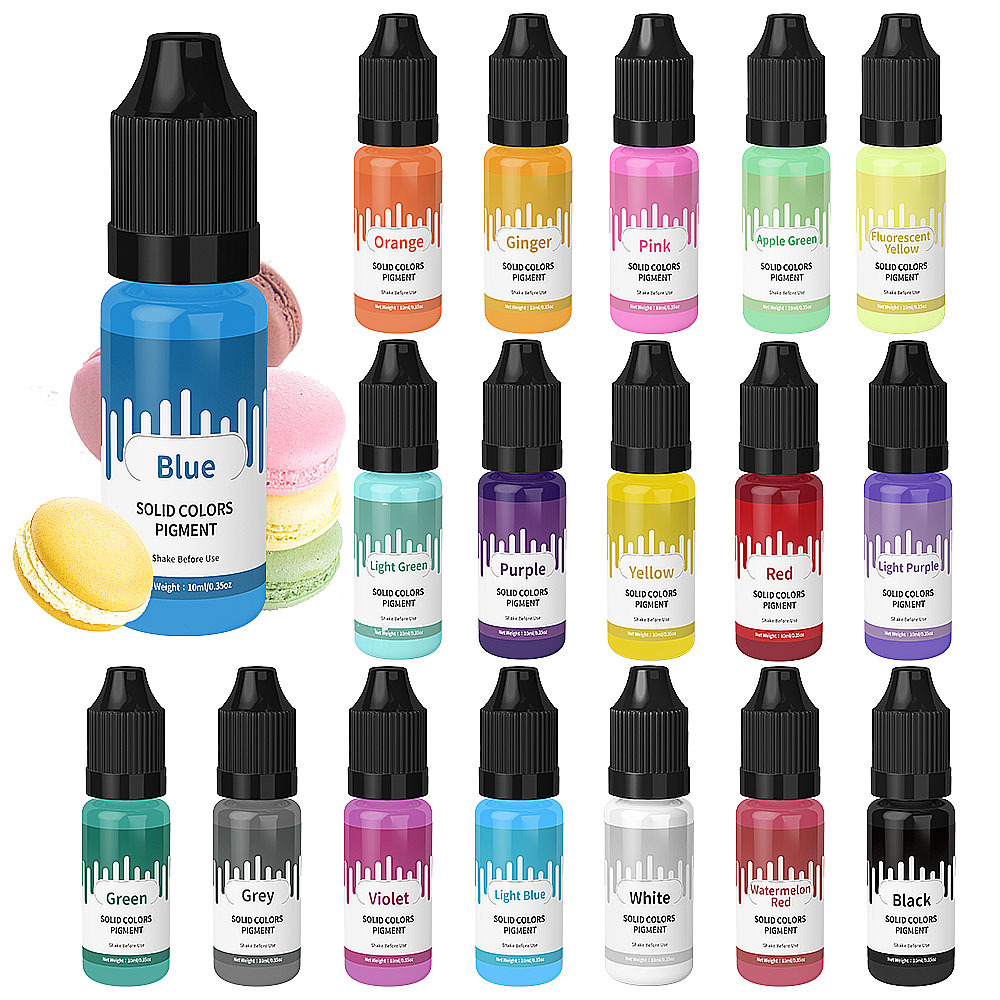 18 farben 10 ml Macaron Solide – Resin Pigment Set Bewertung und Preis