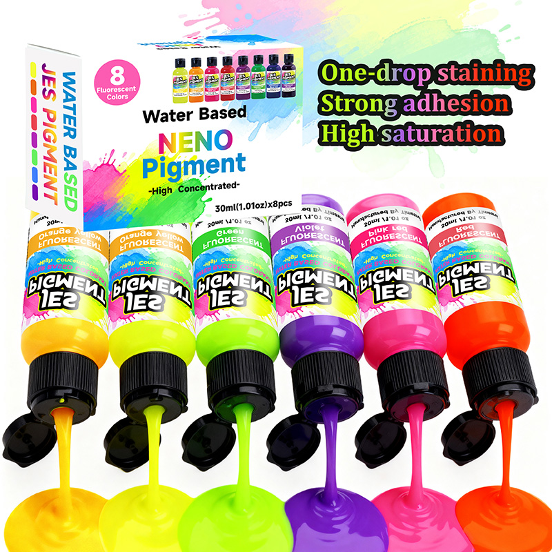 8 Farben/Set fluoreszierendes  – Resin Pigment Set Bewertung und Preis