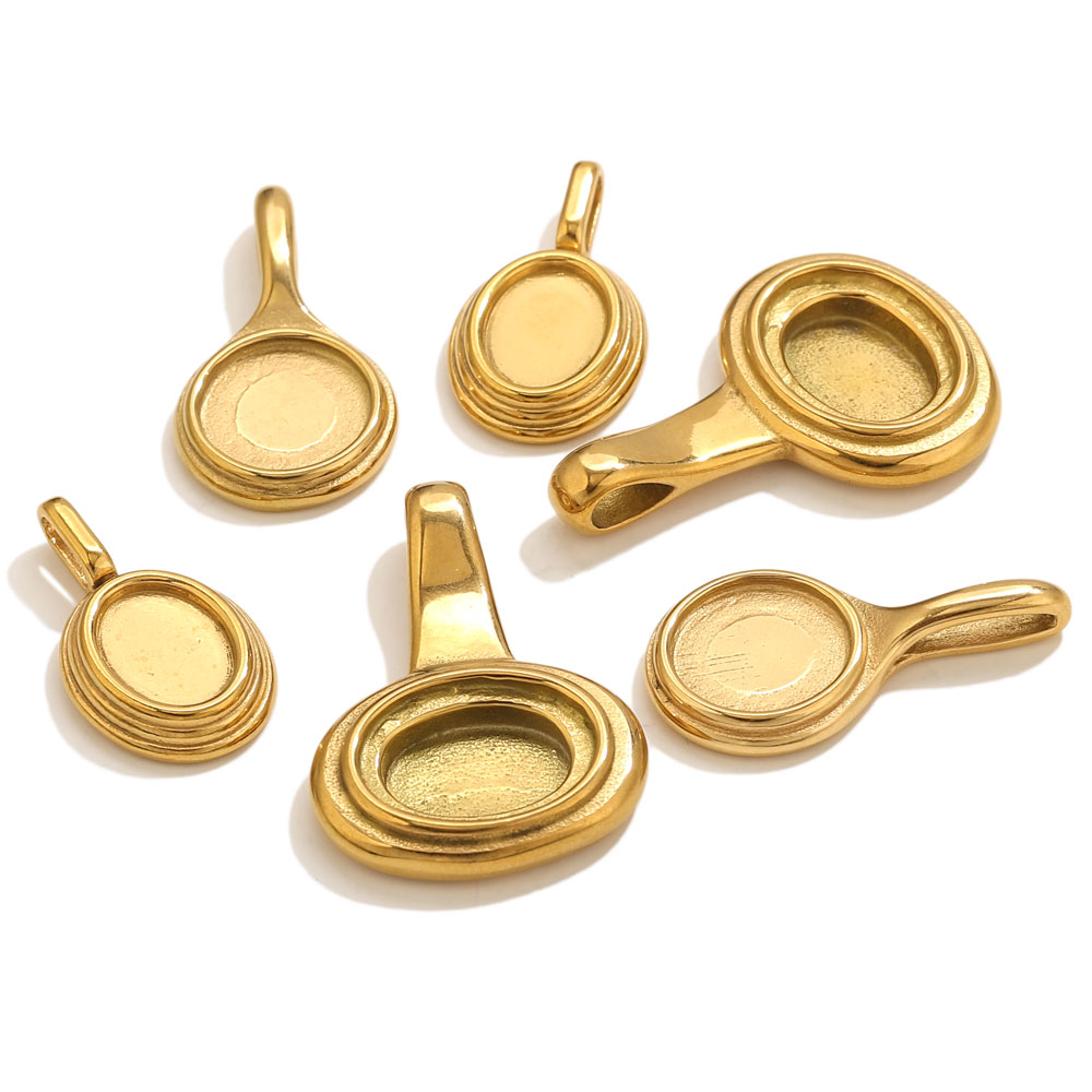 5 Stück Edelstahl Runde ovale  – Resin Crafts Diy Bewertung und Preis
