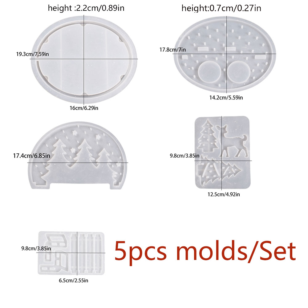 Weihnachts-Elch-Teelichthalter – Silicone Mold Tray Bewertung und Preis