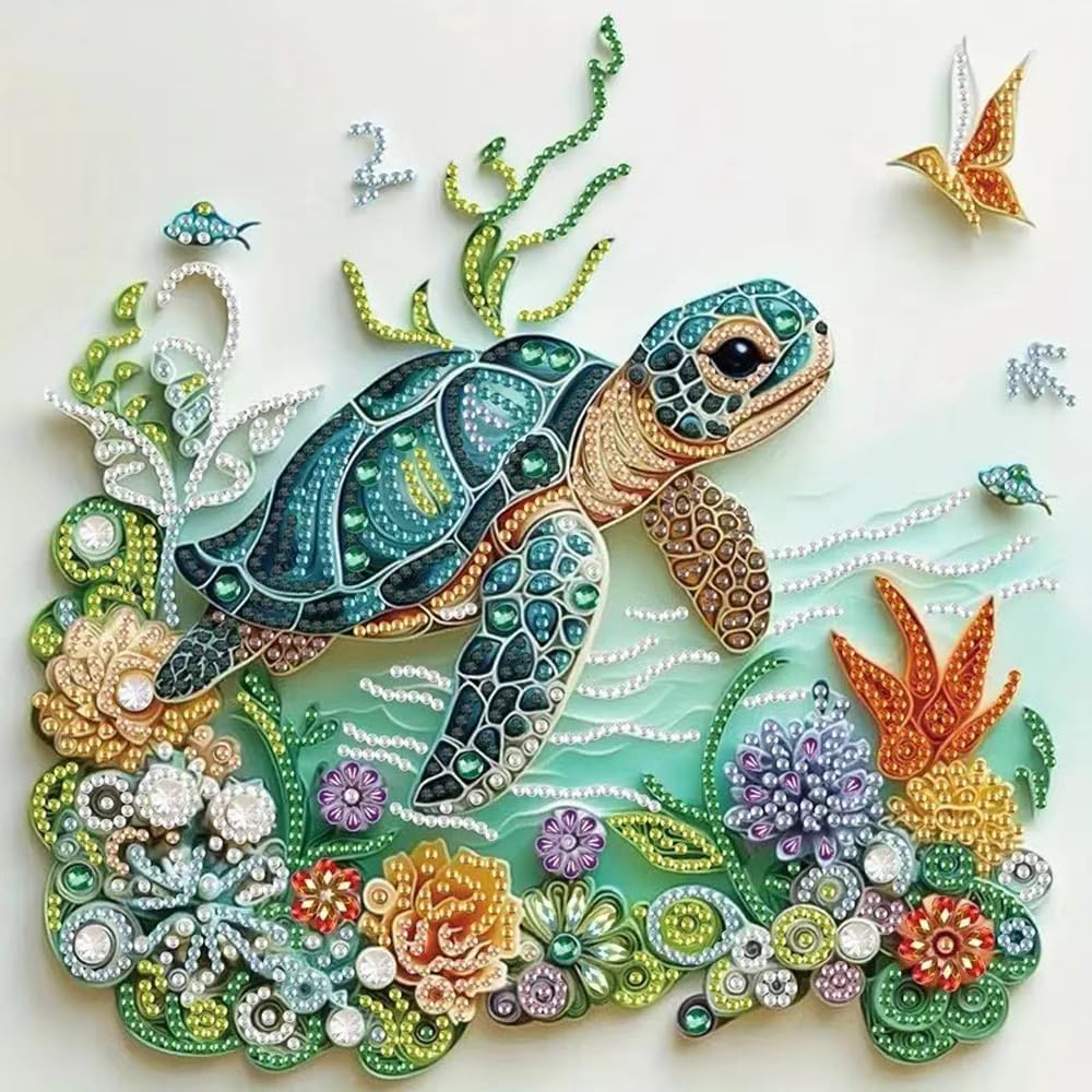 Meeresschildkröten-Diamantmale – Resin Craft For Beginners Bewertung und Preis