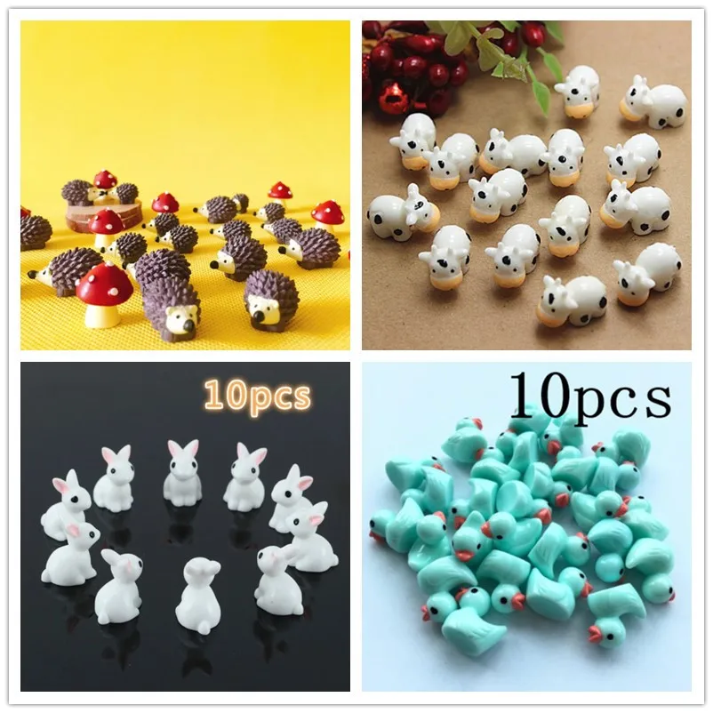 10Pcs/Hedgehog und Kühe/Nette  – Terrarium Moss Art Bewertung und Preis