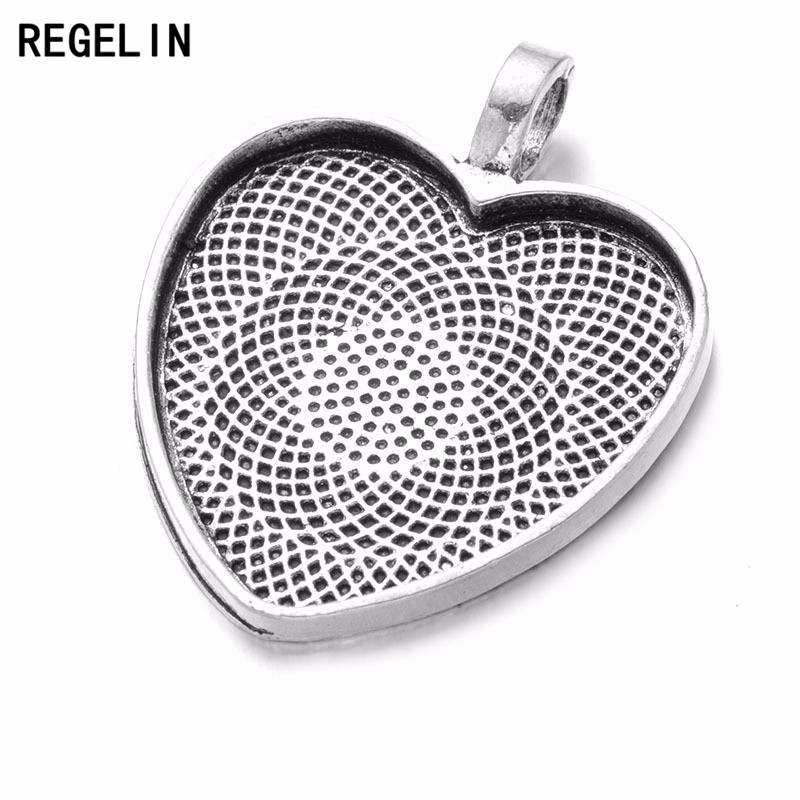 REGELIN Herz Cabochon Einstell – Bezels Set Pendant Bewertung und Preis