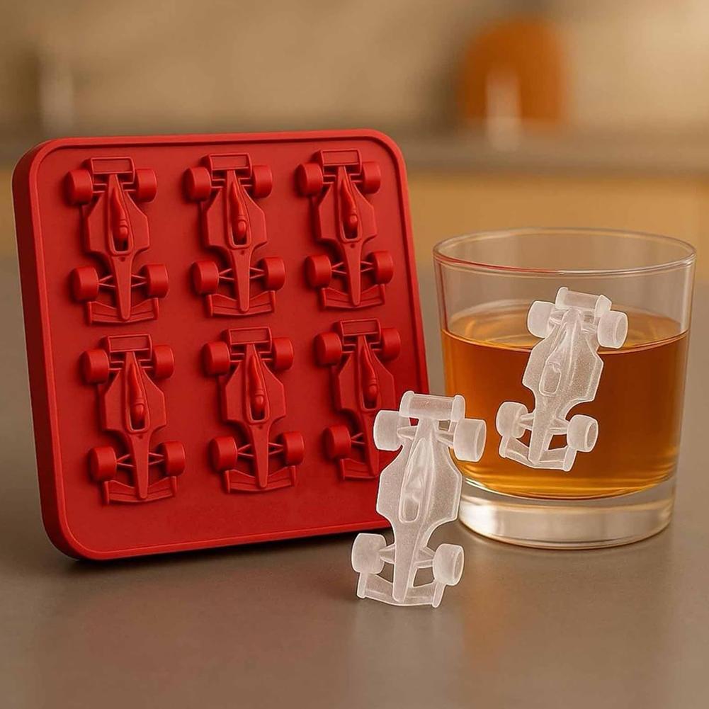 Formel 3D-Rennwagen-Eisform, S – Silicone Mold Tray Bewertung und Preis