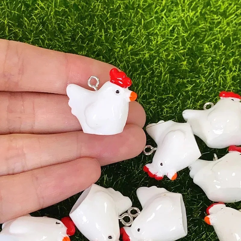 10 Stück niedliche Mini-3D-Hüh – Resin Crafts Diy Bewertung und Preis