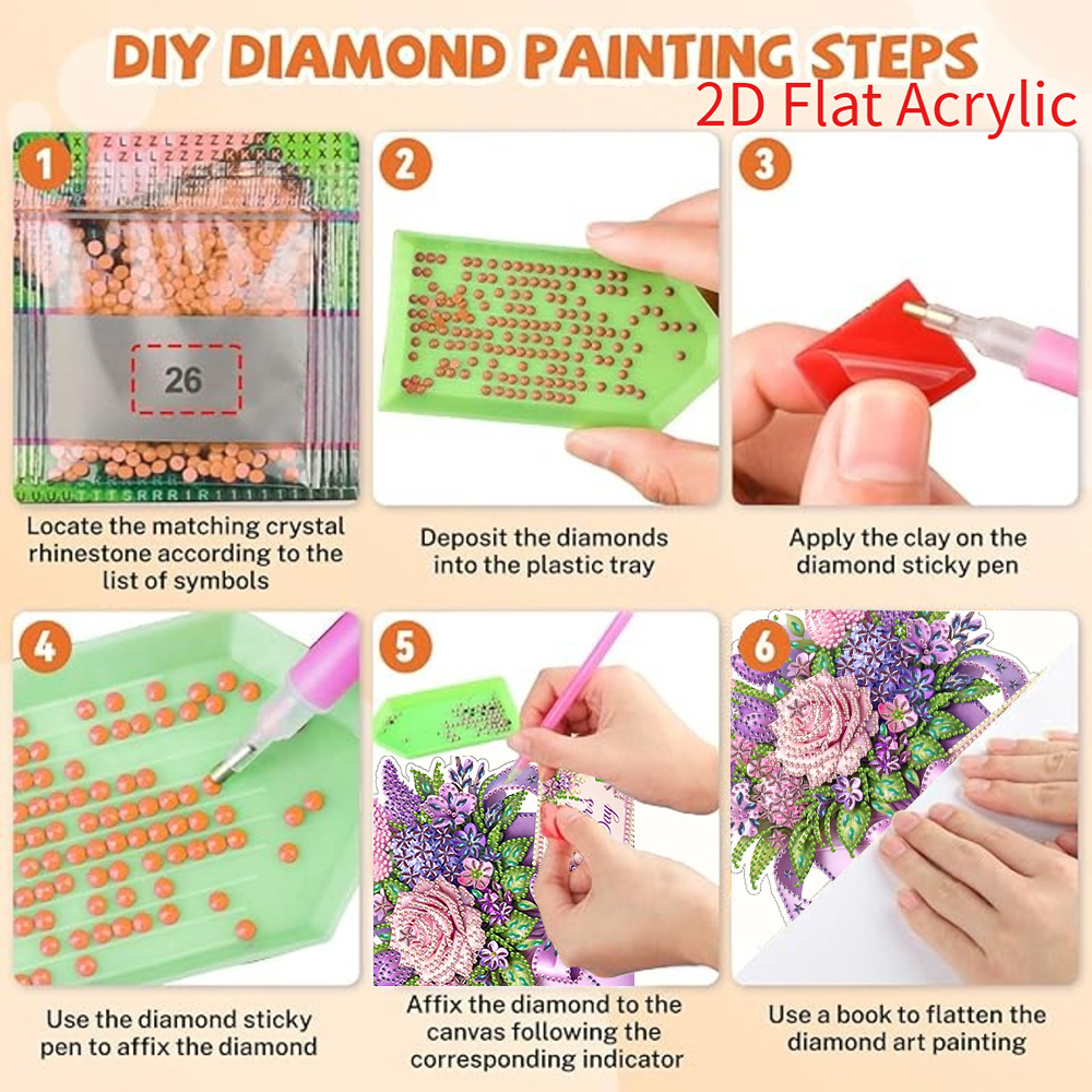 2D Flaches Acryl, 5D DIY Diama – Resin Craft For Beginners Bewertung und Preis
