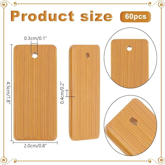 50 Stück Holzanhänger, Schlüss – Wood Ring Blank Bewertung und Preis