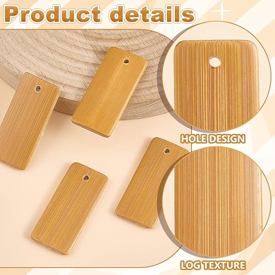 50 Stück Holzanhänger, Schlüss – Wood Ring Blank Bewertung und Preis