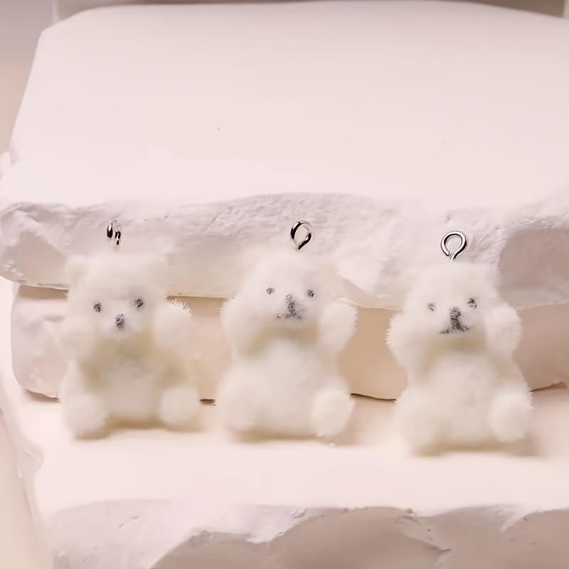 6 Stück Eisbär-Harzanhänger, W – Resin Crafts Diy Bewertung und Preis
