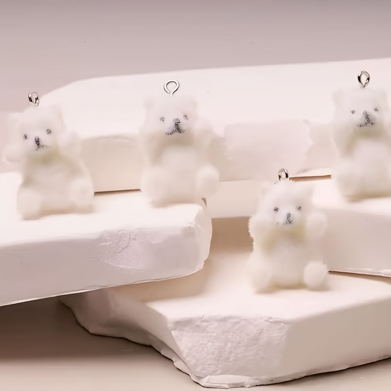 6 Stück Eisbär-Harzanhänger, W – Resin Crafts Diy Bewertung und Preis