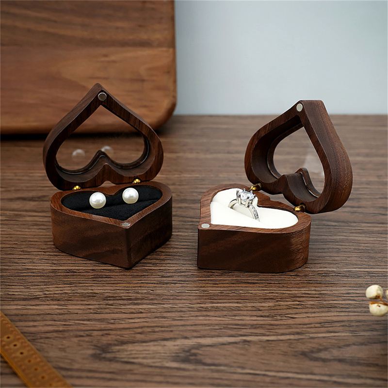 1 Stück Herzförmige Walnusshol – Wood Ring Blank Bewertung und Preis