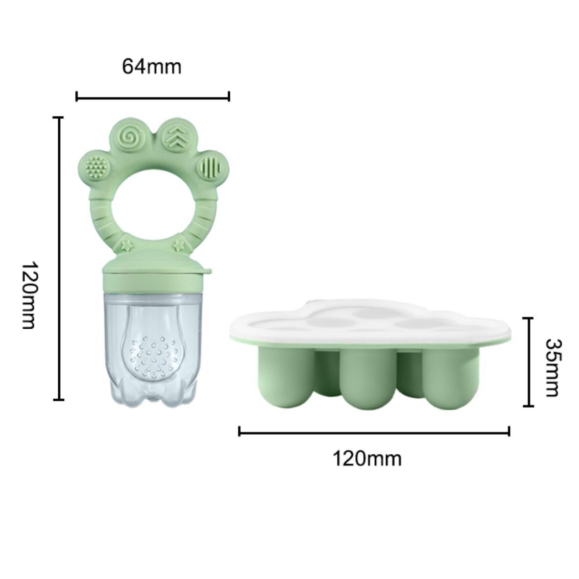 Baby-Frucht-Fütterungsgerät &  – Silicone Mold Tray Bewertung und Preis