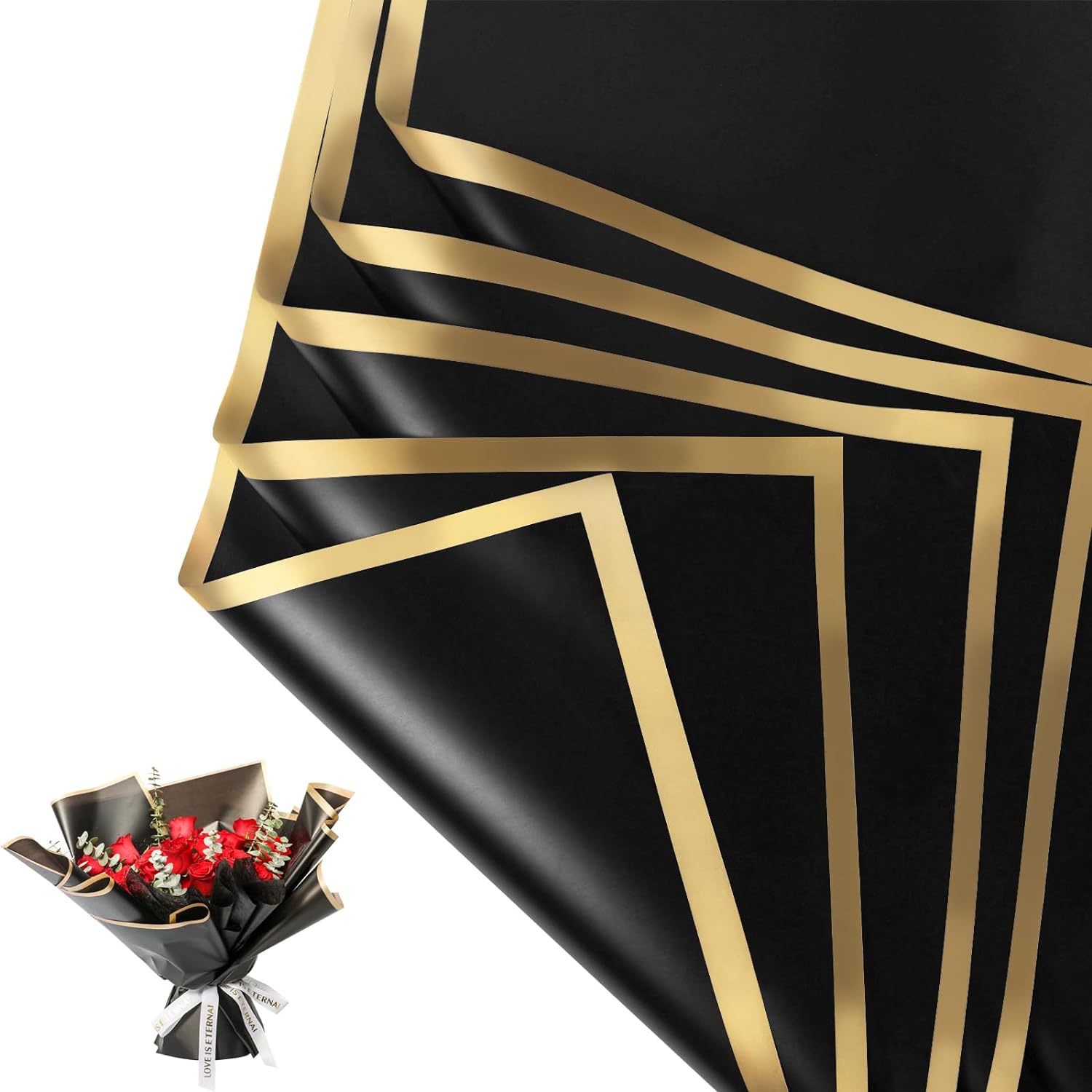 20 Blatt Goldrandige Wasserfes – Gold Foil Flakes Bewertung und Preis