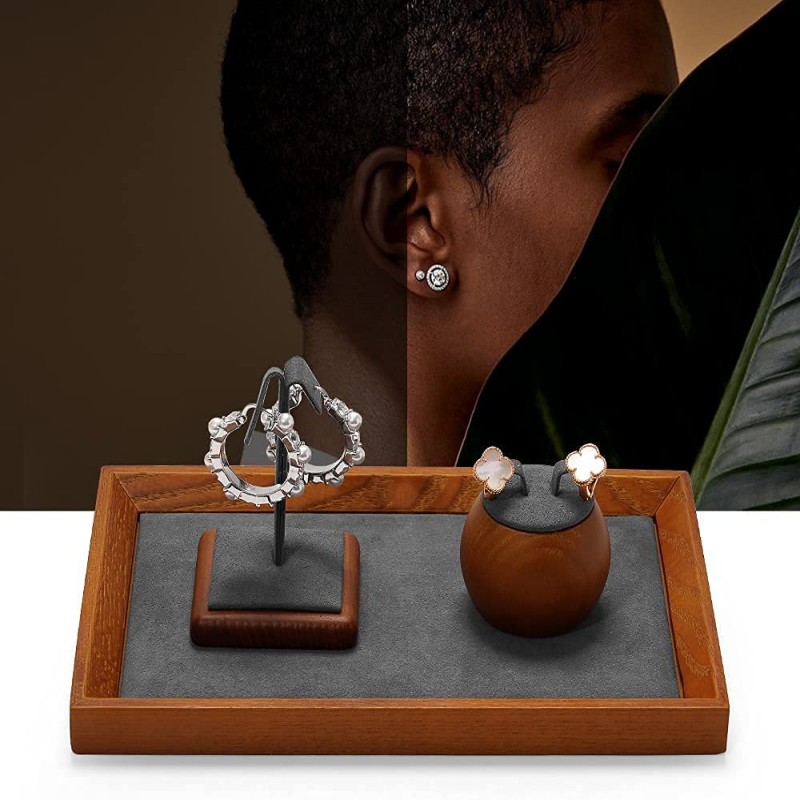 Oirlv Schmuck-Display-Tablett  – Wood Ring Blank Bewertung und Preis