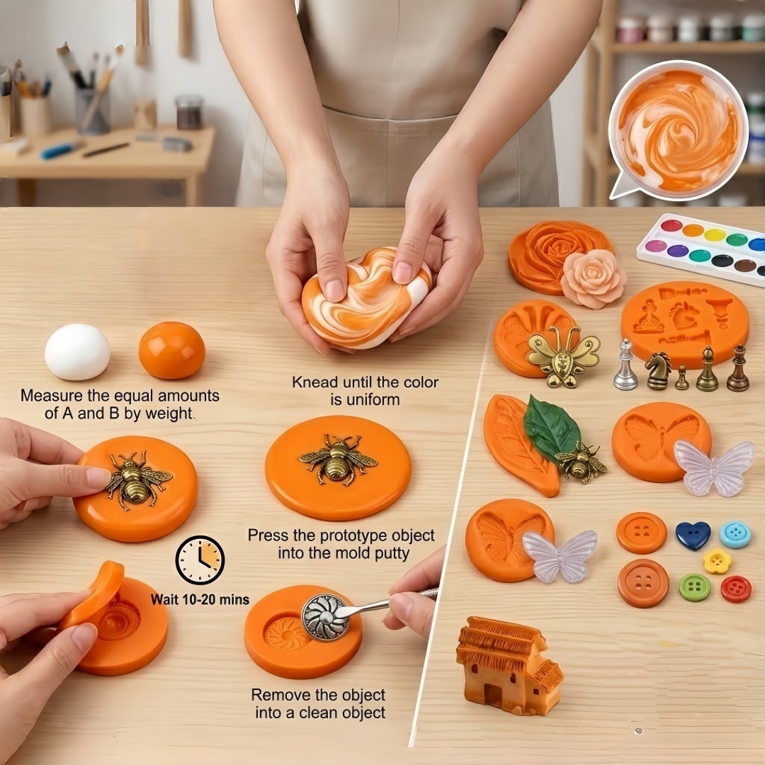 Silikonknetmasse DIY-Bastelset – Resin Craft Kit Bewertung und Preis