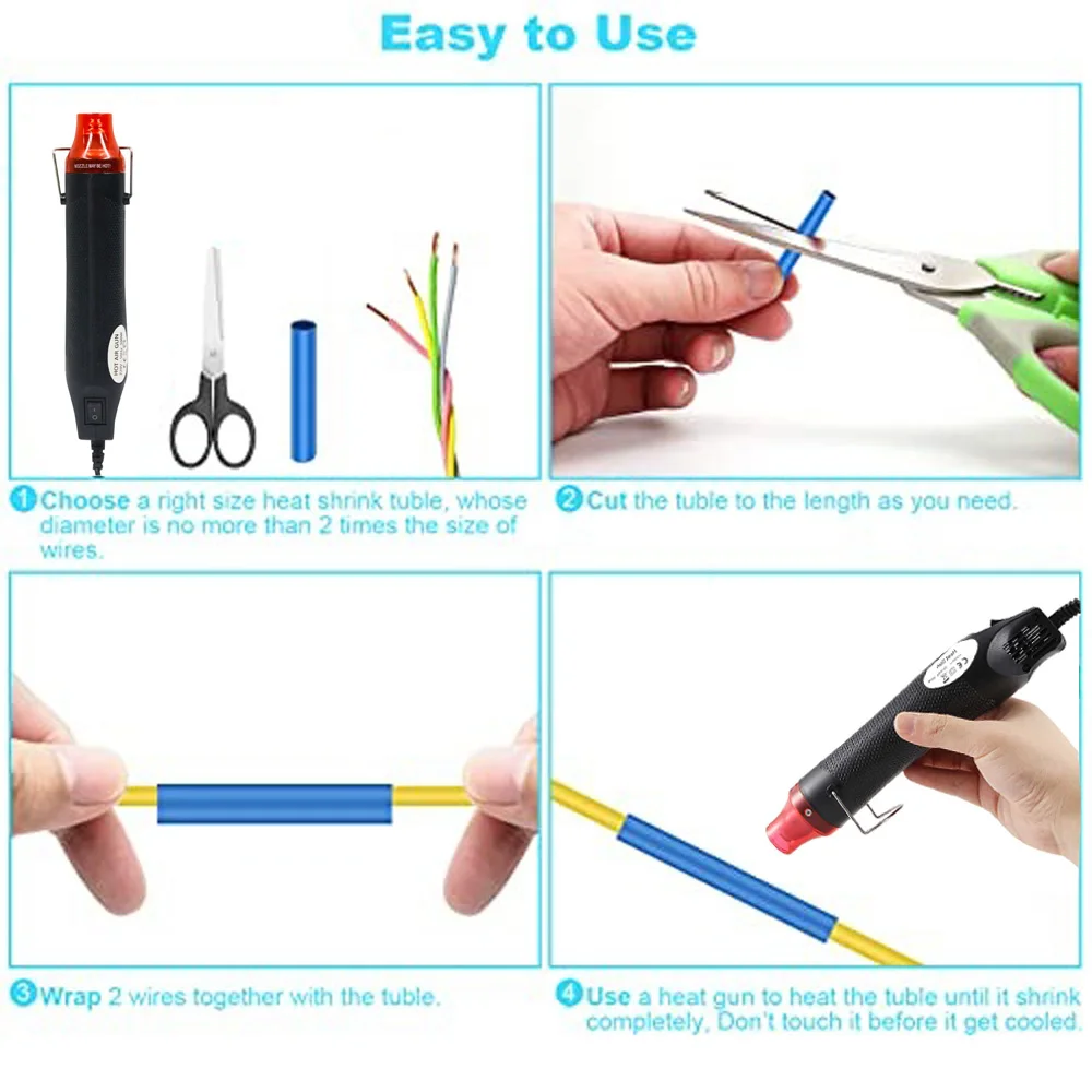 2:1 Schrumpfdraht-Schrumpfschl – Heat Gun Small Bewertung und Preis