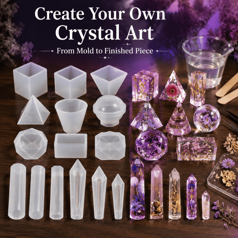 15-teiliges Kristallharz-Silik – Resin Jewelry Kit Bewertung und Preis