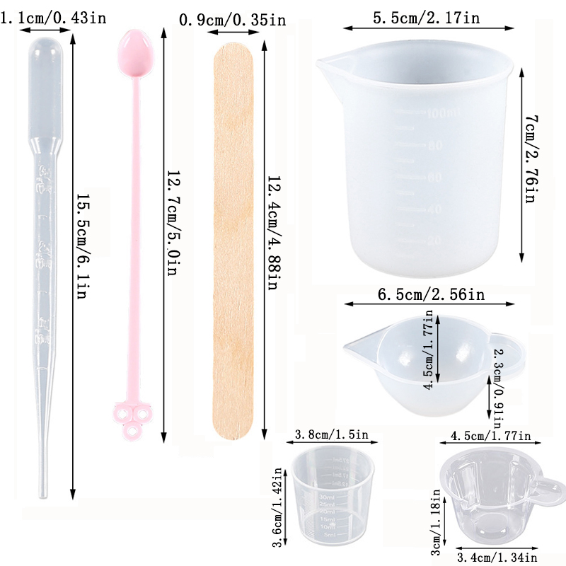 Epoxidharz-Werkzeugset, Siliko – Mixing Cup Silicone Bewertung und Preis