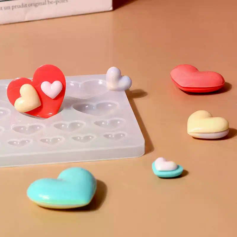 Silikonform in Herzform, Anhän – Resin Craft Workshop Bewertung und Preis
