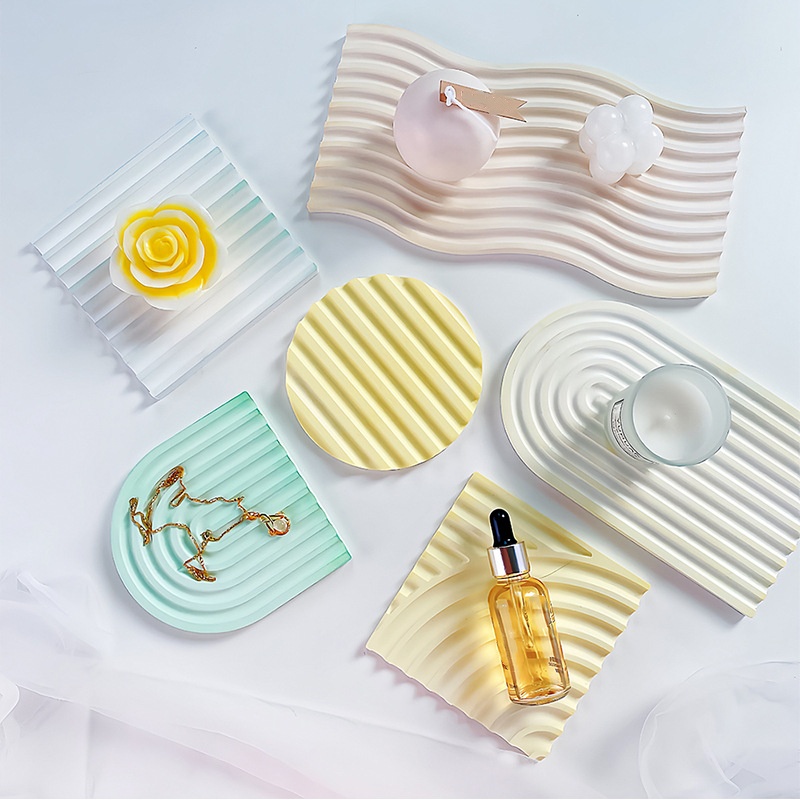 DIY Gestreifte Wellen Tablett  – Silicone Mold Tray Bewertung und Preis