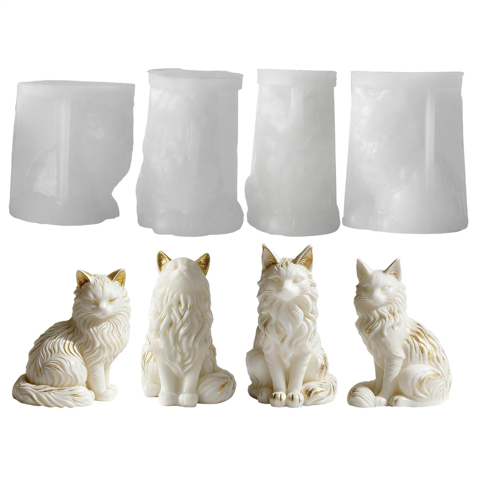 Katzen-Harzform |   Sitzende K – Resin Craft Workshop Bewertung und Preis