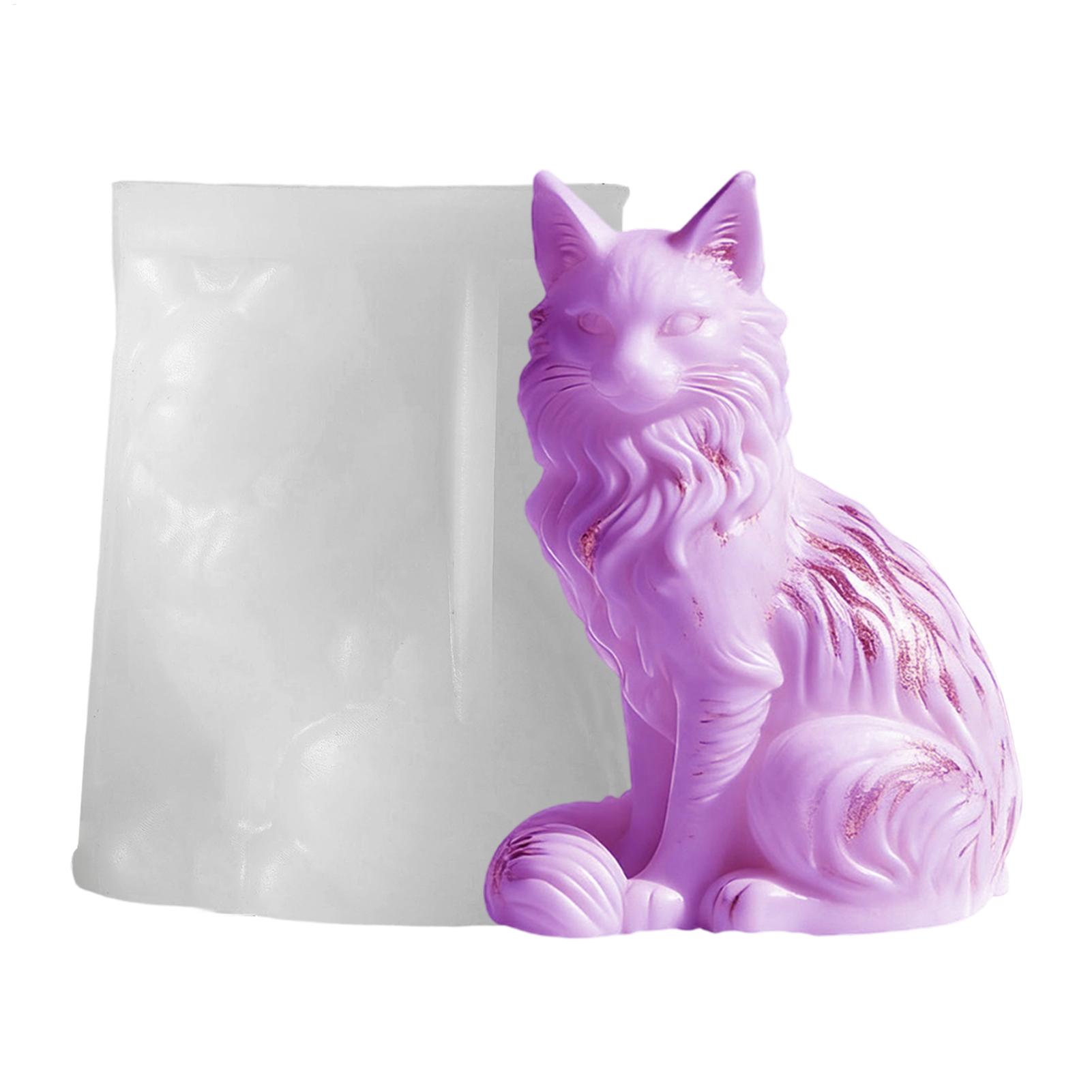 Katzen-Harzform |   Sitzende K – Resin Craft Workshop Bewertung und Preis