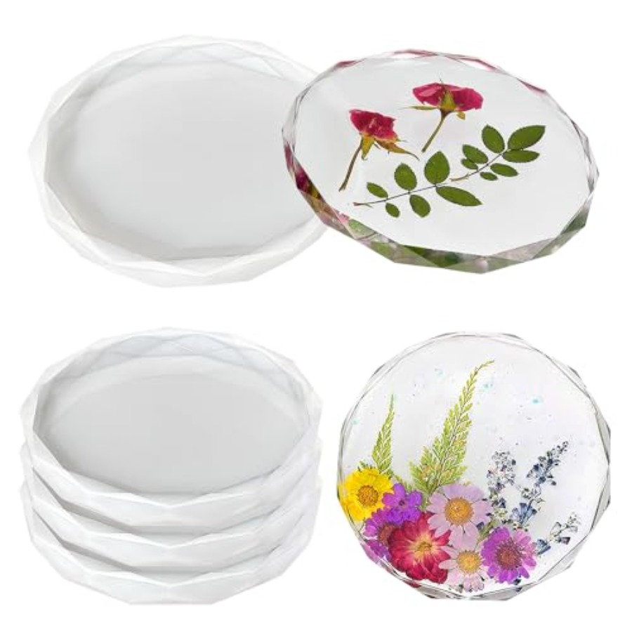 4er-Pack Untersetzerformen - D – Geode Mold Silicone Bewertung und Preis