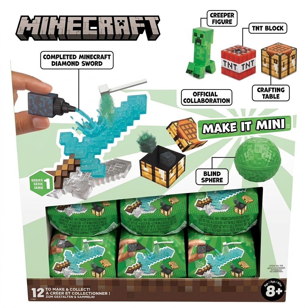 Original MGA Miniverse Minecra – Resin Crafting Minecraft Bewertung und Preis