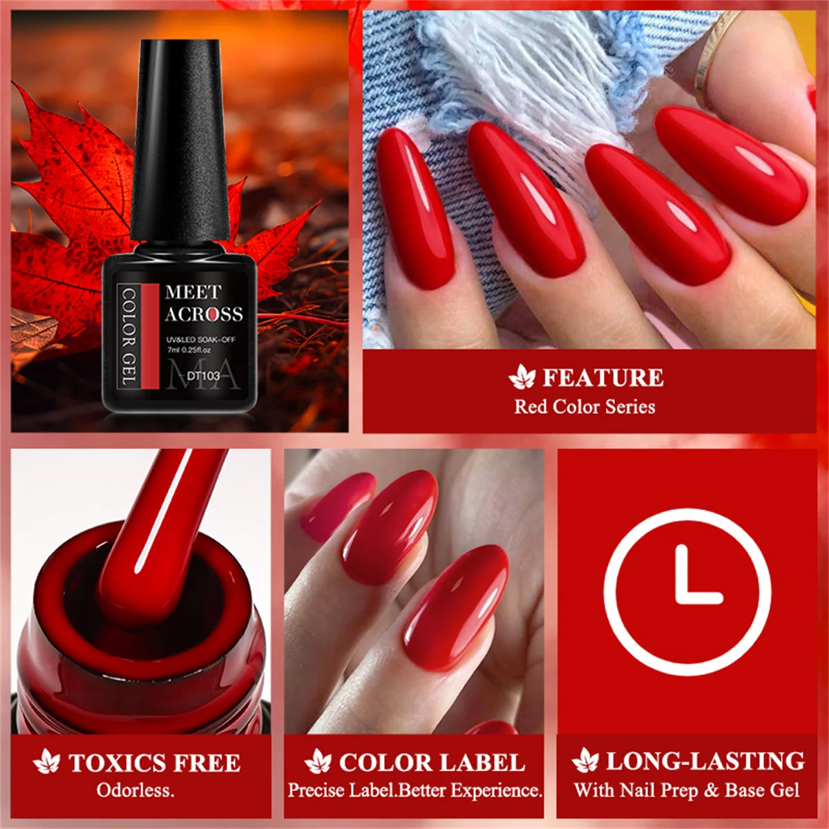 8-teiliges Gel-Nagellack-Set H – Resin Glitter Pack Bewertung und Preis