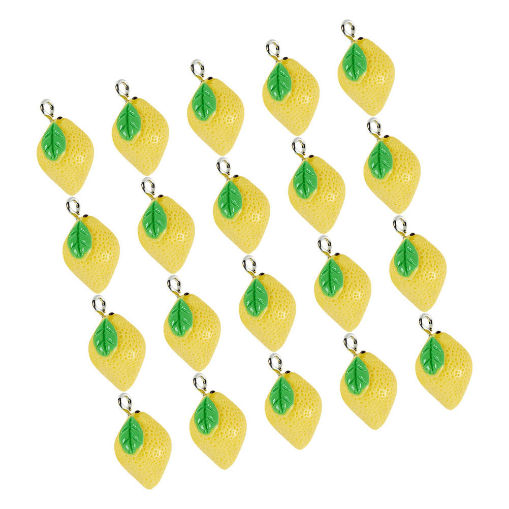 20 Stück Zitronen-Harzanhänger – Resin Crafts Diy Bewertung und Preis