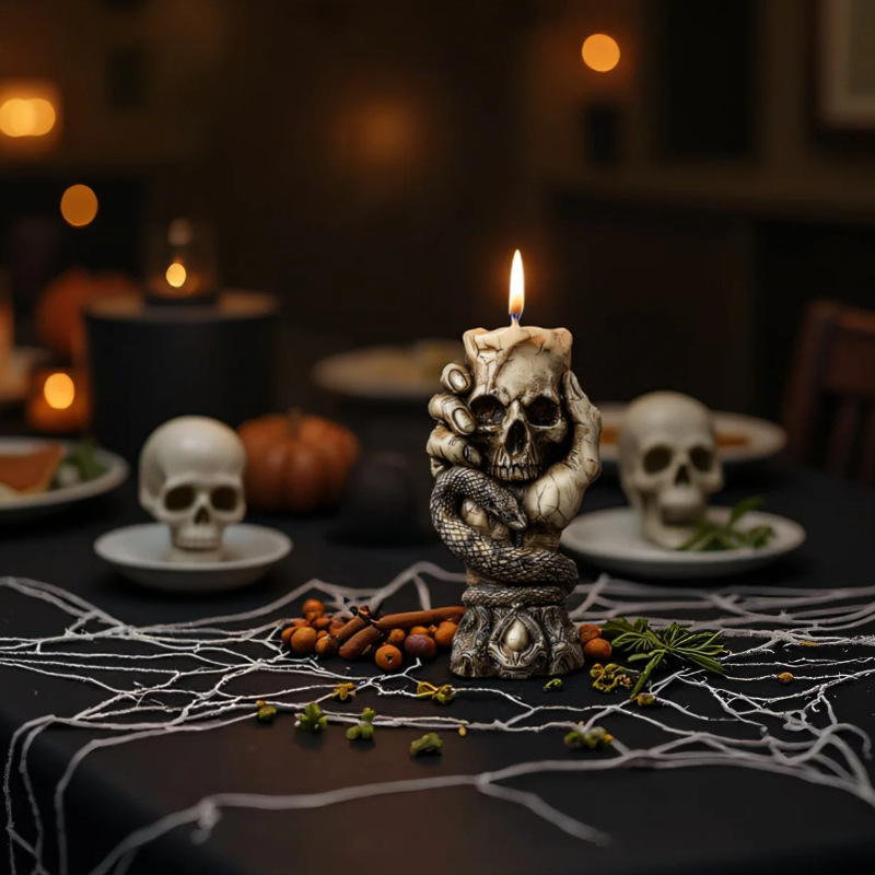 Halloween Schädel Aroma Kerze  – Resin Craft Workshop Bewertung und Preis