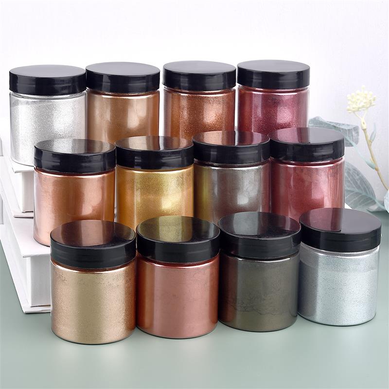 50g Schimmer Metallic Gold Sil – Resin Pigment Set Bewertung und Preis