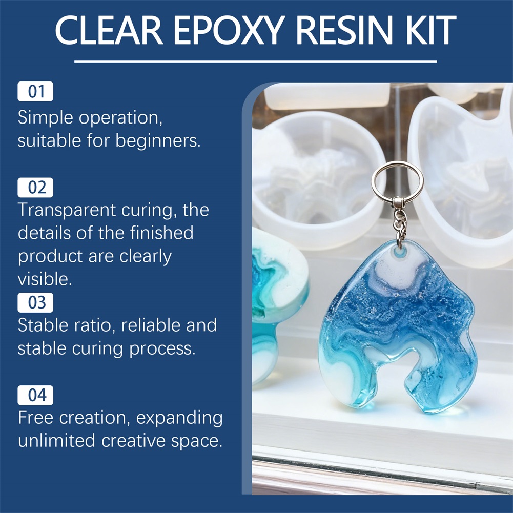 DIY Kristallklares Epoxidharz  – Resin Jewelry Kit Bewertung und Preis