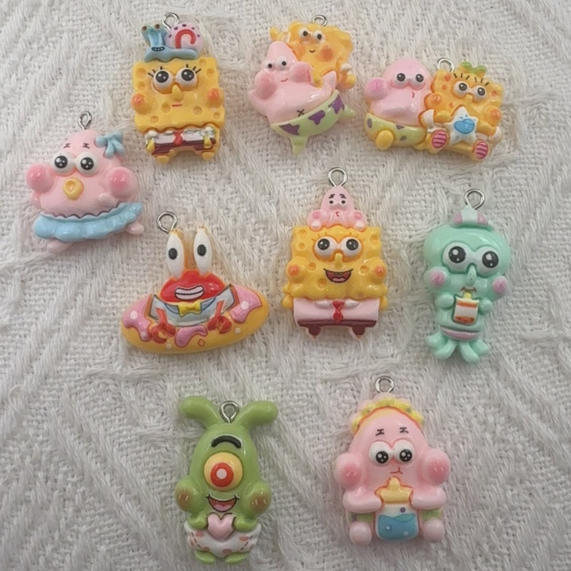 10 Stück Cartoon-Harzanhänger, – Resin Craft Projects Bewertung und Preis