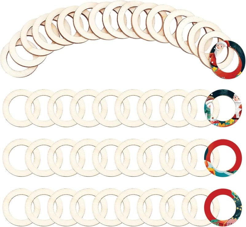 100 Stück 30mm Naturholz ringe – Wood Ring Blank Bewertung und Preis