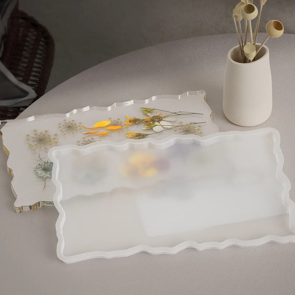 Tablett Epoxidharz Silikonform – Silicone Mold Tray Bewertung und Preis