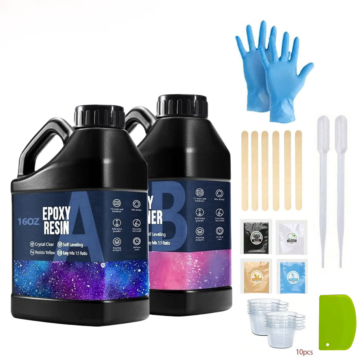 1000 ml kristallklares Epoxidh – Resin Jewelry Kit Bewertung und Preis