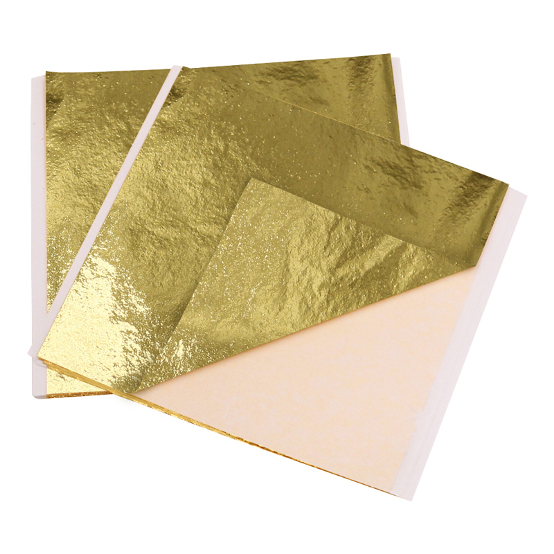 8x8,5 cm Taiwan Imitation Blat – Gold Foil Flakes Bewertung und Preis