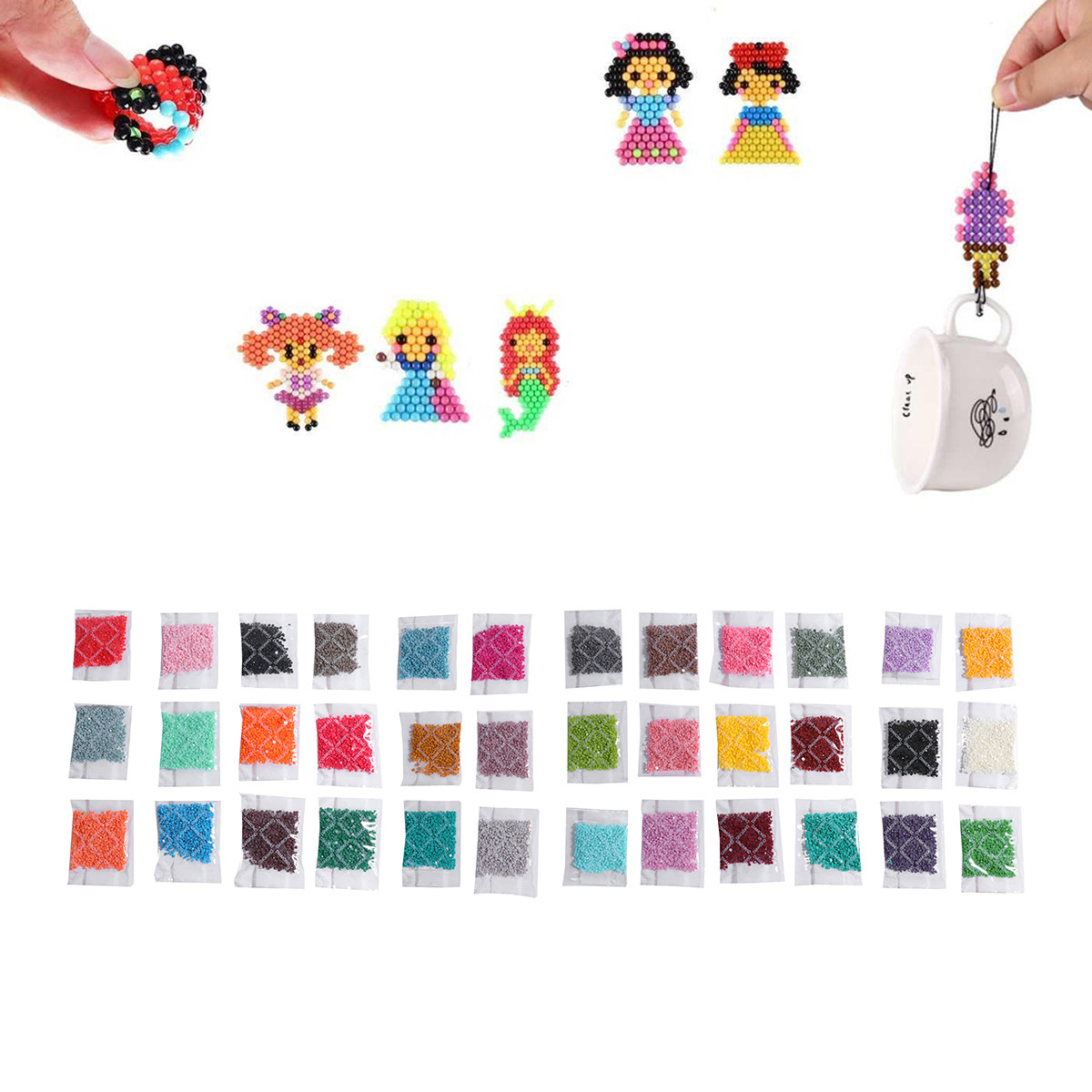36 Stück runde Diamant-Strasss – Resin Craft Kit Bewertung und Preis