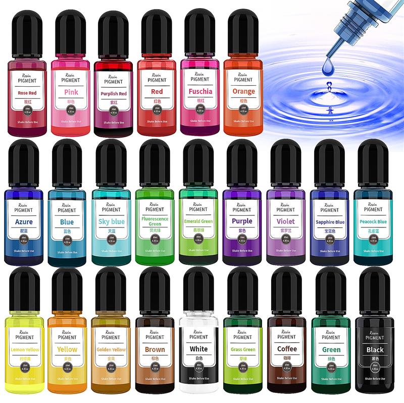 24 Farbe Kunst Tinte Alkohol H – Resin Pigment Set Bewertung und Preis
